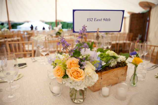 Wedding table card